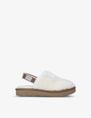 UGG: Fluff Yeah sheepskin clogs 6-10 years