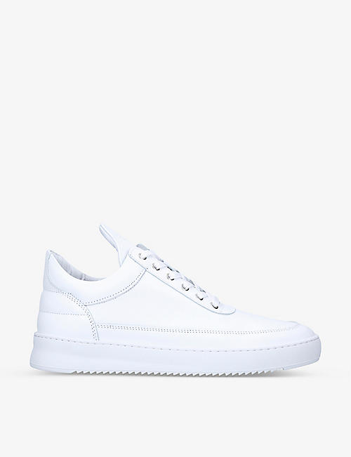 FILLING PIECES: Low Top Ripple leather low-top trainers