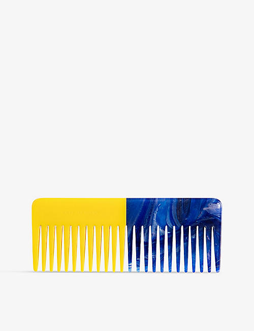 DRIES VAN NOTEN: Two-tonal resin comb