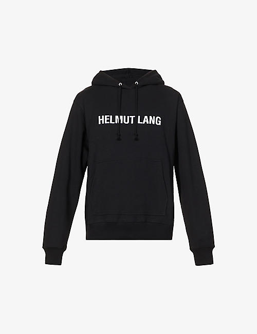 HELMUT LANG: Core logo-print cotton-jersey hoody