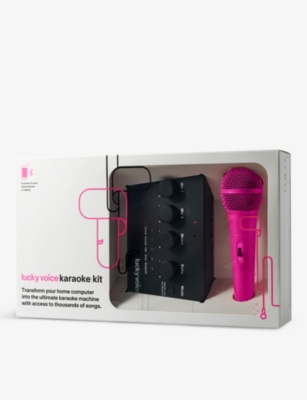 LUCKY VOICE: Karaoke kit with bluetooth