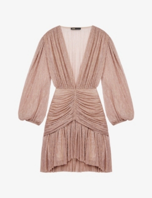 maje off shoulder dress