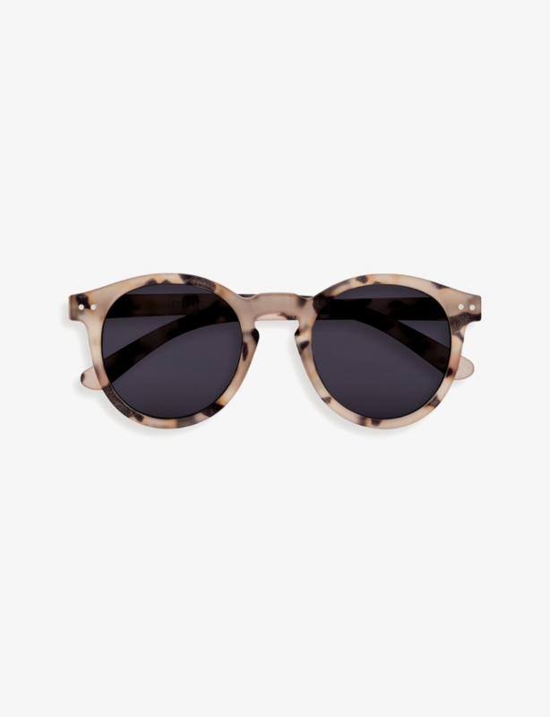 #M round-framed black sunglasses