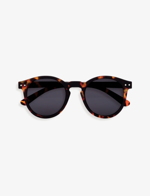 #M round-framed black sunglasses