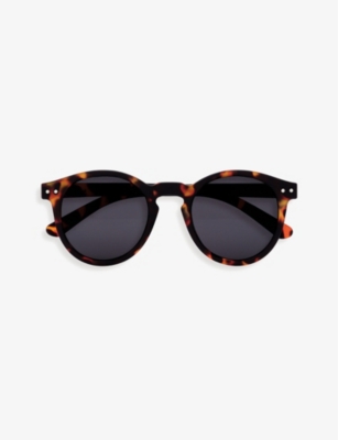 Izipizi Mens Black Sun #m Tortoiseshell-frame Sunglasses