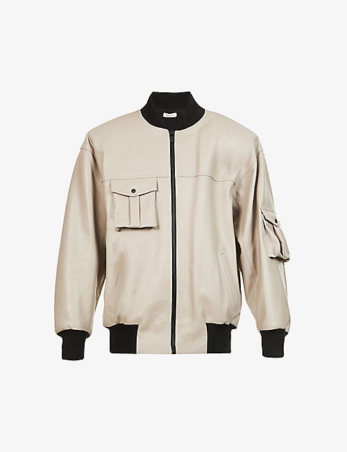 THE MANNEI: Le Mans oversized leather jacket