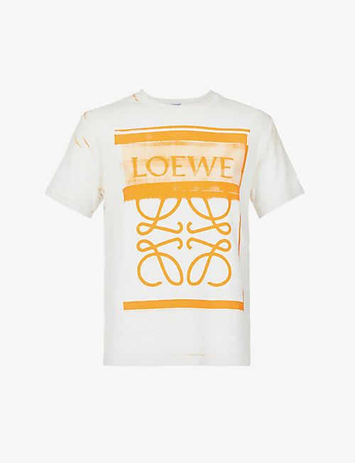 LOEWE: Anagram graphic-print cotton T-shirt