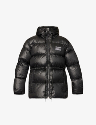 AXEL ARIGATO Rhode logo print shell down puffer jacket