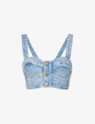 Denim bralette/top size 16 miss selfridge