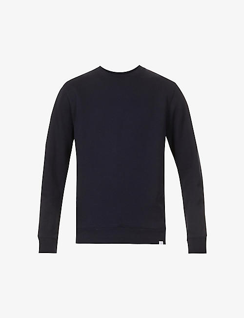 NORSE PROJECTS: Vagn brand-tab cotton jersey sweatshirt