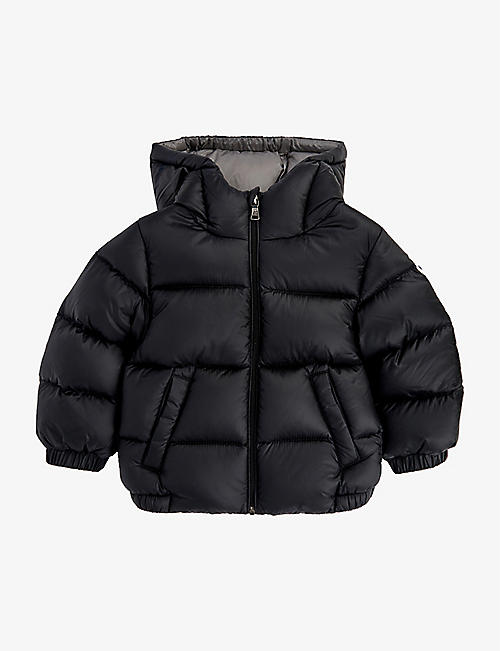 MONCLER: Macaire padded shell-down jacket 3 months-3 years
