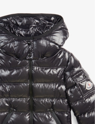 MONCLER Bady logo-patch shell-down jacket 4-14 years