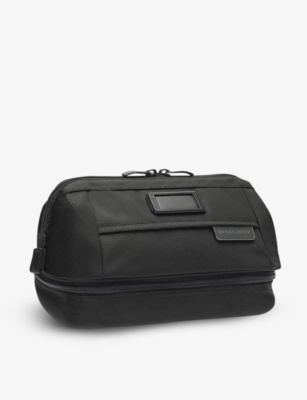 Briggs & Riley Duo Essentials Nylon Toiletry Bag In Black