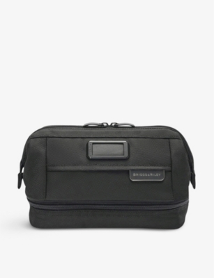 Briggs & Riley Duo Essentials Nylon Toiletry Bag In Black