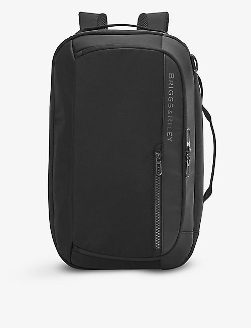 BRIGGS & RILEY: Convertible nylon backpack duffle bag