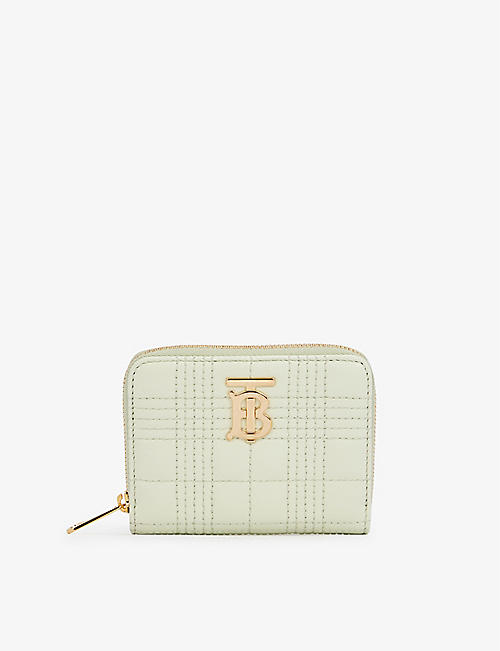 BURBERRY: Lola quilted leather wallet