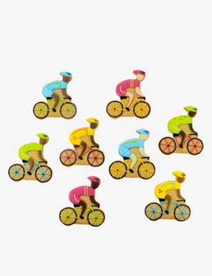 BISCUITEERS: Bike Race iced biscuit tin 150g