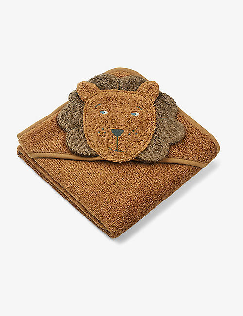 LIEWOOD: Albert animal hooded cotton towel