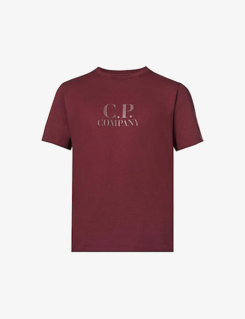 CP COMPANY: Logo-print cotton-jersey T-shirt