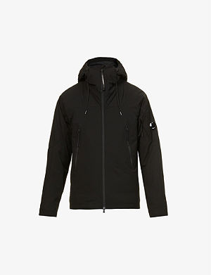 Selfridges & Co Men Clothing Jackets Outdoor Jackets Borg Wind logo-print regular-fit recycled-polyester jacket 