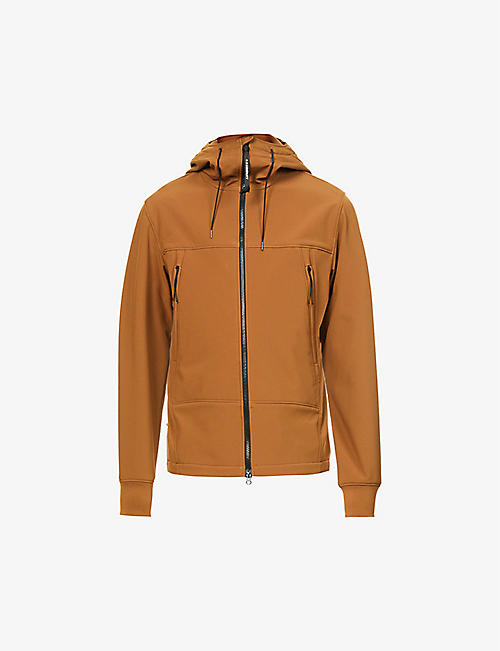 CP COMPANY: Shell-R goggle-hood stretch-woven jacket
