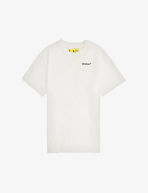 OFF-WHITE C/O VIRGIL ABLOH: Logo-print cotton-jersey T-shirt 4-12 years