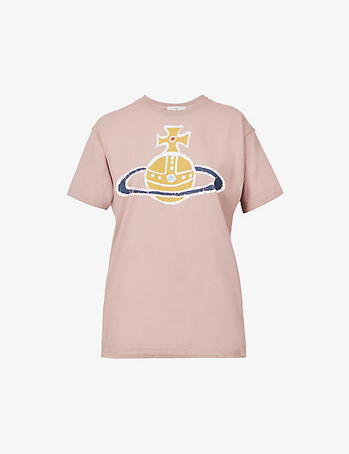 VIVIENNE WESTWOOD: Classic Orb logo-print cotton-jersey T-shirt