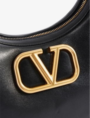 VALENTINO GARAVANI Stud Sign calfskin-leather hobo bag