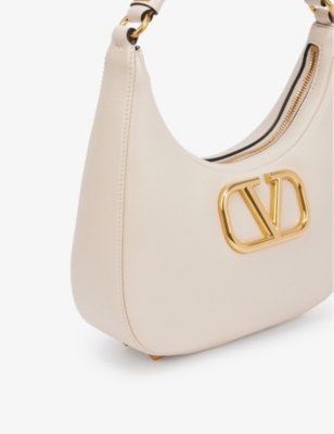 VALENTINO GARAVANI Stud Sign calfskin-leather hobo bag