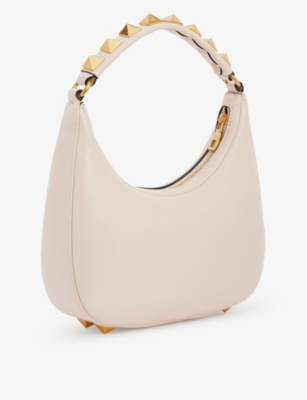 VALENTINO GARAVANI Stud Sign calfskin-leather hobo bag