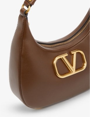 VALENTINO GARAVANI Stud Sign leather shoulder bag