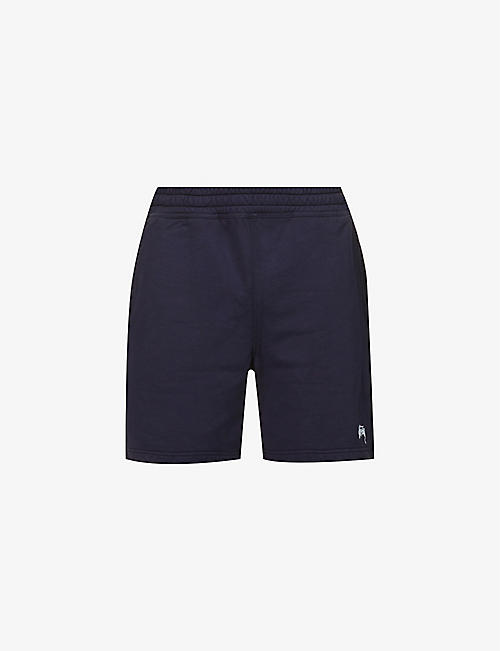 STUSSY: Stock logo-embroidered cotton shorts