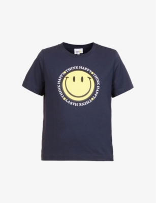 CHINTI AND PARKER Chinti Parker x Smiley Think Happy cotton