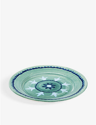 ANNA + NINA: Flower Fields ceramic dinner plate 26.5cm