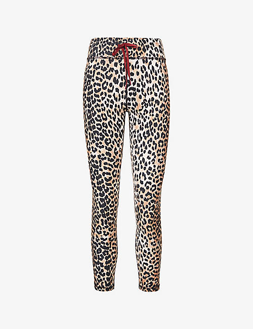 THE UPSIDE: Sheba 7/8 leopard-print stretch-recycled polyamide leggings