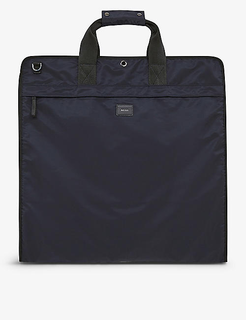 REISS: Callum nylon suit bag