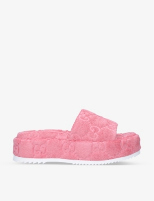 Gucci sliders hot sale womens selfridges