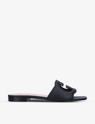 Gucci sliders womens sales selfridges