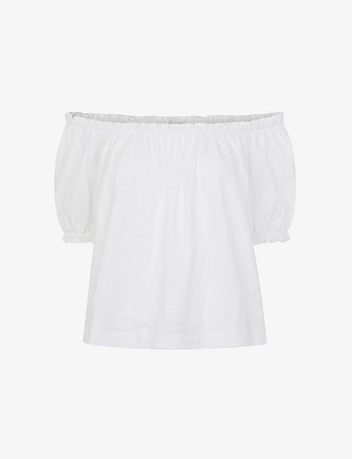WHISTLES: Ruffled cotton top