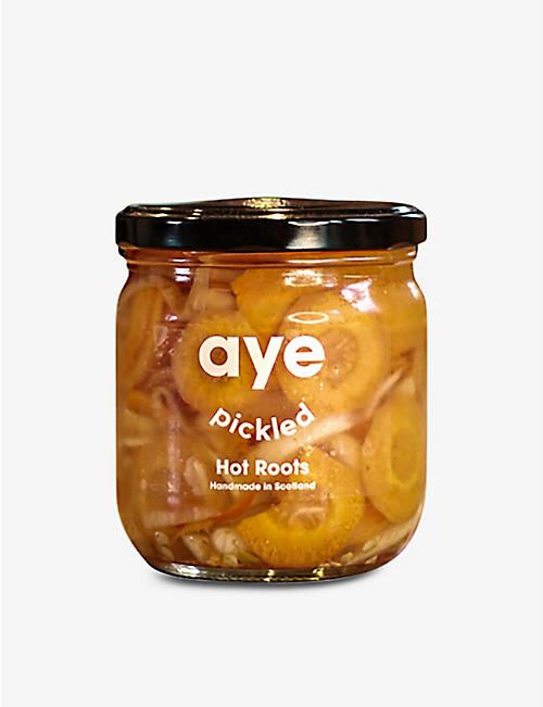 CONDIMENTS & PRESERVES: Aye Pickled Hot Roots 380g