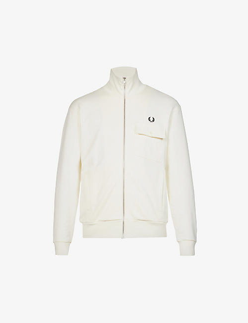 FRED PERRY: Ringer brand-embroidered cotton jacket