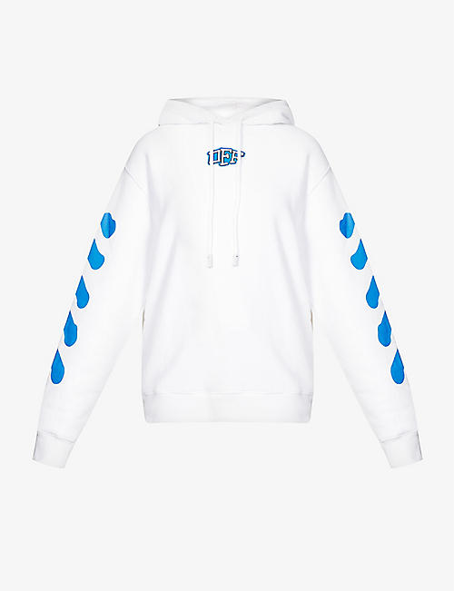 OFF-WHITE C/O VIRGIL ABLOH: Carlos logo-print cotton-jersey hoody