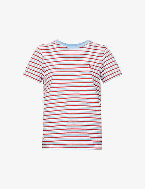 POLO RALPH LAUREN: Striped regular-fit cotton T-shirt