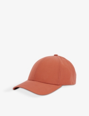 Varsity Headwear Six-panel Cotton Cap In Terracotta Orange