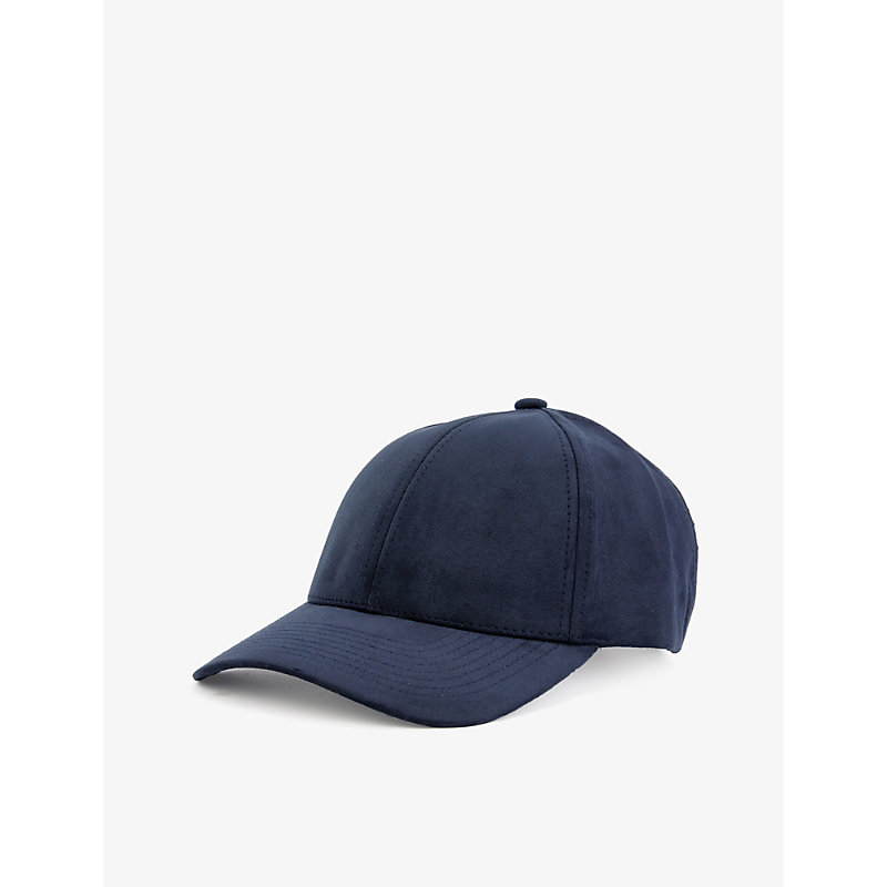 Varsity Headwear Seaqual Faux-suede Cap In Space Blue