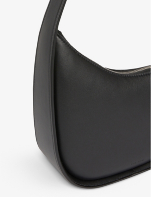 THE ROW: Half Moon leather shoulder bag