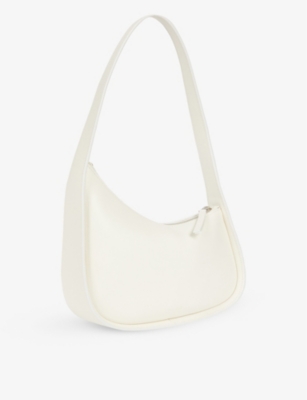 THE ROW: Half Moon leather shoulder bag