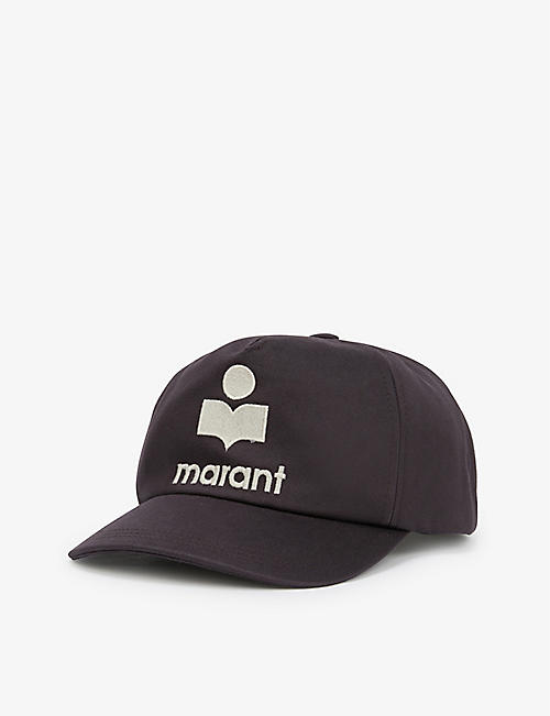 ISABEL MARANT: Tyron logo-embroidered cotton-canvas cap