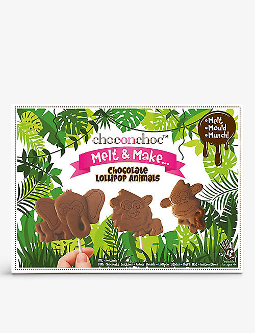 CHOC ON CHOC: Make and Melt chocolate animal lollipops 300g