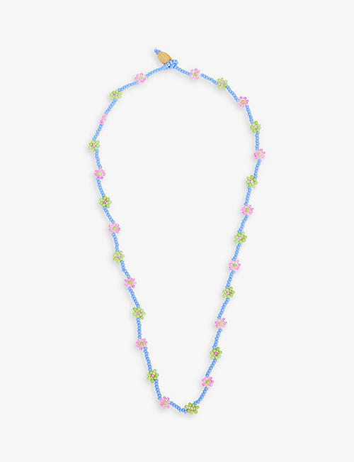 EMILY LEVINE: Flower Power glass-bead necklace